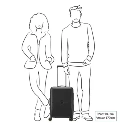 Handbagage Trolleys|Reistrolleys>Delsey Turenne 2.0 Cabin Trolley S 55/40 dark green
