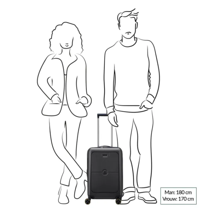 Handbagage Trolleys|Reistrolleys>Delsey Turenne 2.0 Cabin Trolley S Front Pocket dark blue