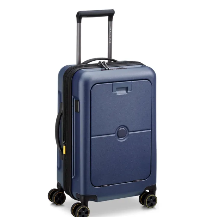Handbagage Trolleys|Reistrolleys>Delsey Turenne 2.0 Cabin Trolley S Front Pocket dark blue