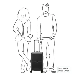 Handbagage Trolleys|Reistrolleys>Delsey Turenne 2.0 Cabin Trolley S 55/35 black