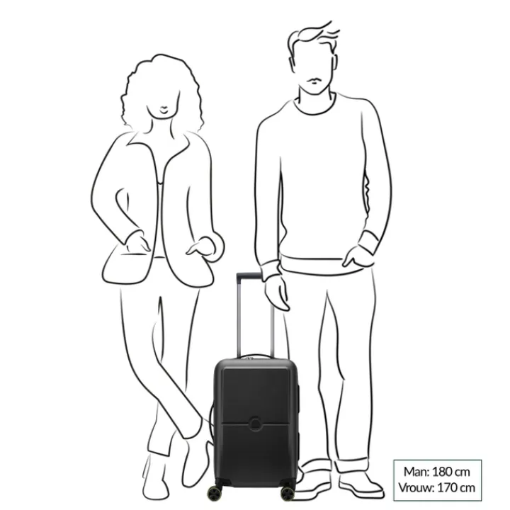Handbagage Trolleys|Reistrolleys>Delsey Turenne 2.0 Cabin Trolley S 55/35 dark blue