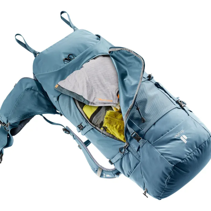 Grote Rugzakken|Trekking Rugzakken>Deuter Aircontact Core 60+10 atlantic/ink