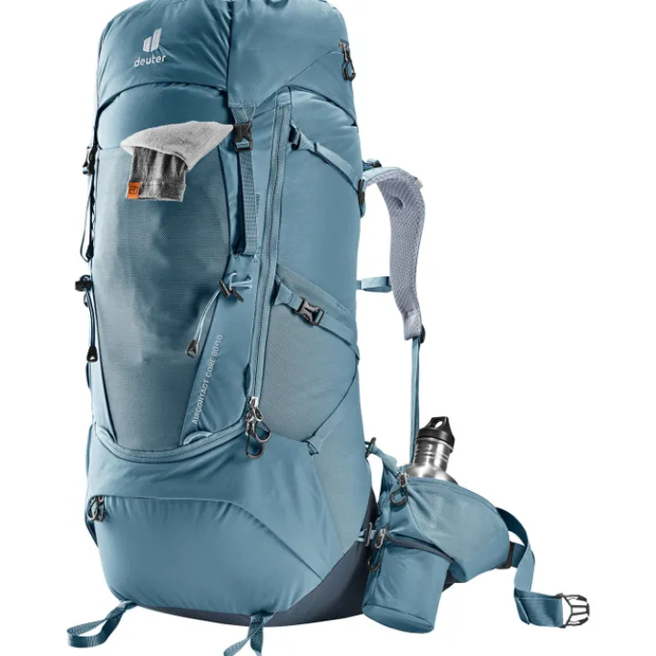 Grote Rugzakken|Trekking Rugzakken>Deuter Aircontact Core 60+10 atlantic/ink