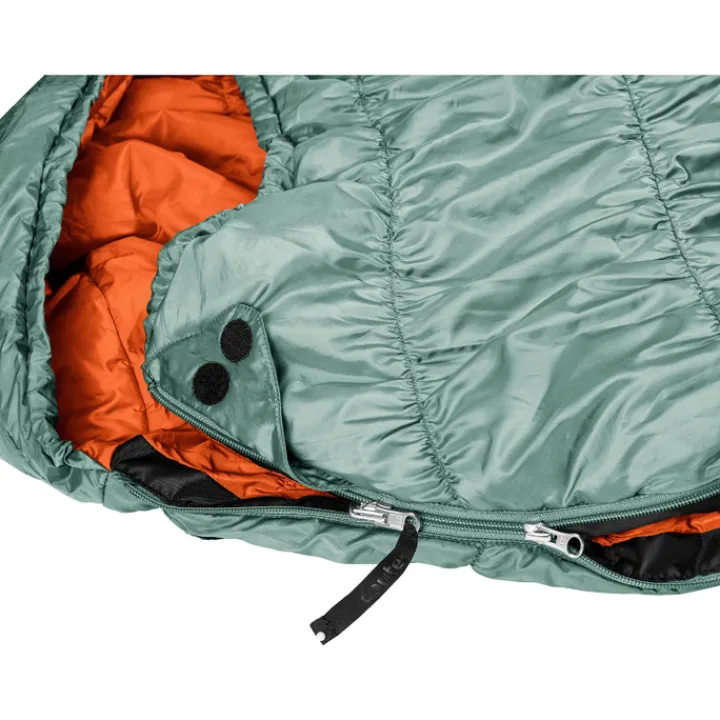 Slaapzakken>Deuter Exosphere +4g Zip Left sage/paprika