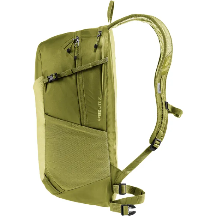Wandelrugzakken|Dames Rugzakken>Deuter Speed Lite 21 linden-cactus