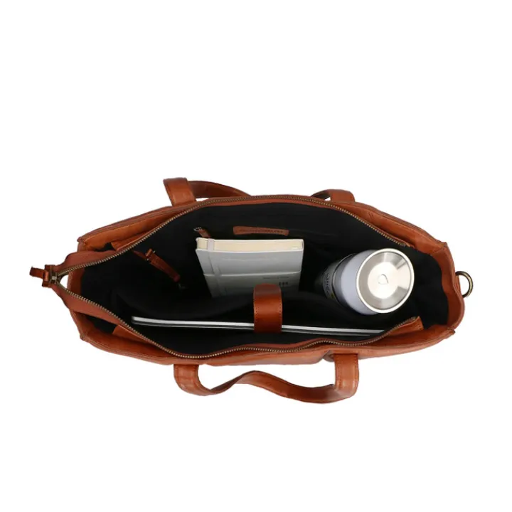 Schoudertassen|Handtassen>DIMAGINI Gotta Padded Workbag 15.6" cognac