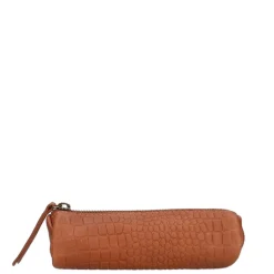 Make-Up Tasjes|Schooletuis>DIMAGINI Jill Croco Etui cognac