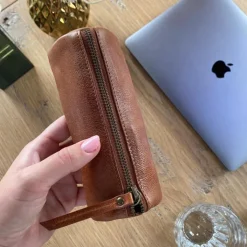 Make-Up Tasjes|Schooletuis>DIMAGINI Jill Etui cognac