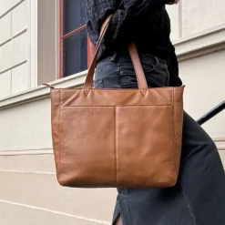 Schoudertassen|Handtassen>DIMAGINI Juna Workbag 15.6" cognac