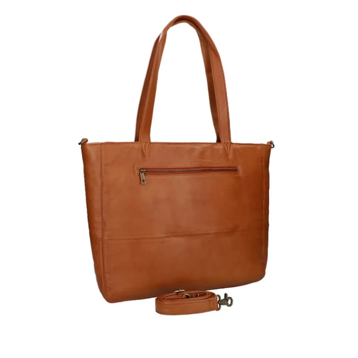 Schoudertassen|Handtassen>DIMAGINI Juna Workbag 15.6" cognac