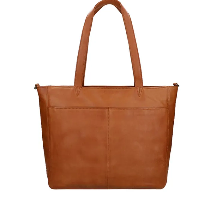 Schoudertassen|Handtassen>DIMAGINI Juna Workbag 15.6" cognac