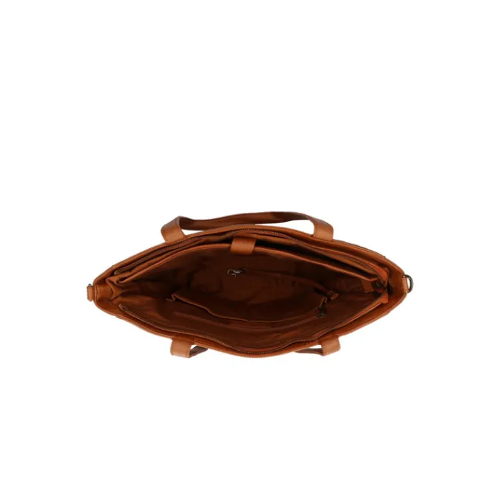 Schoudertassen|Handtassen>DIMAGINI Juna Workbag 15.6" cognac