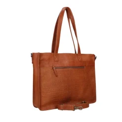 Schoudertassen|Handtassen>DIMAGINI Lana Croco Workbag 15.6" cognac