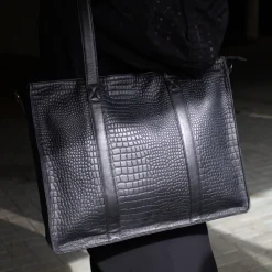 Schoudertassen|Handtassen>DIMAGINI Lana Croco Workbag 15.6" black