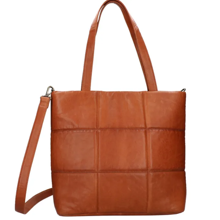 Schoudertassen|Handtassen>DIMAGINI Lume Padded Workbag 14" cognac