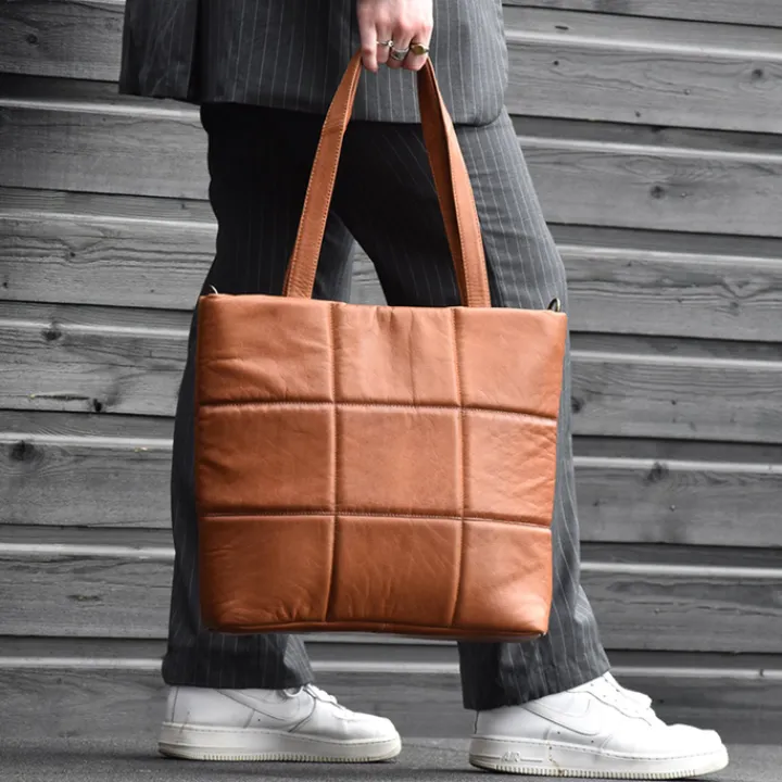 Schoudertassen|Handtassen>DIMAGINI Lume Padded Workbag 14" cognac