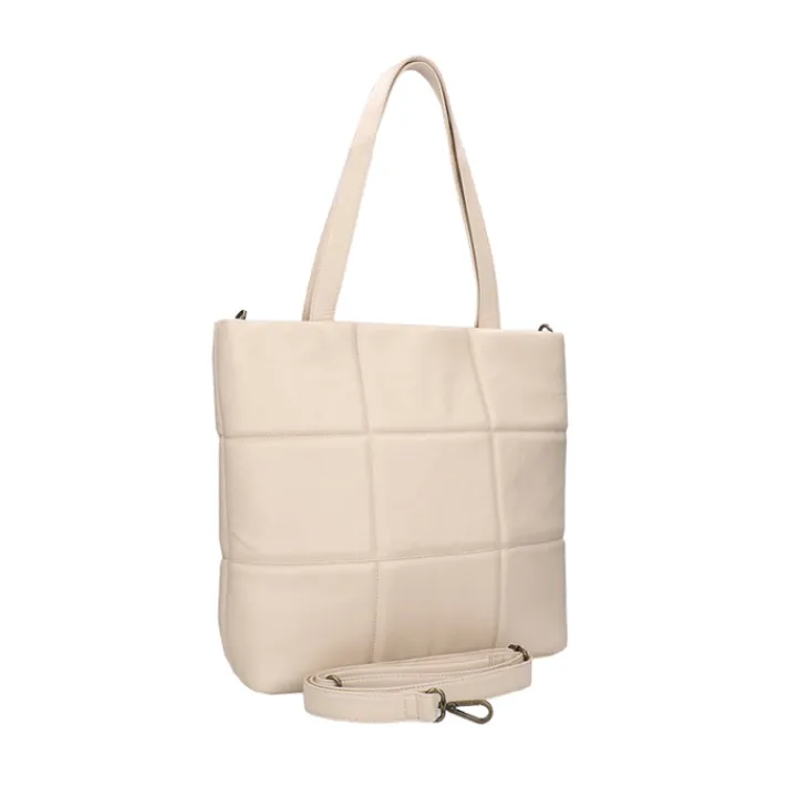 Schoudertassen|Handtassen>DIMAGINI Lume Padded Workbag 14" off white