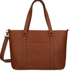 Shoppers|Schoudertassen>DIMAGINI Zyra Workbag 17" cognac