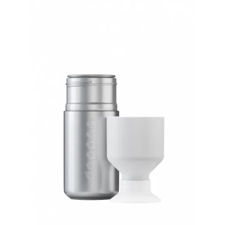 Waterflessen>Dopper Steel Drinkfles 350 ml silver
