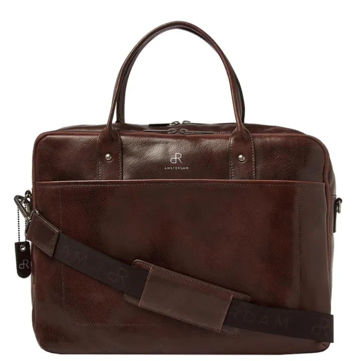 Herentassen|15.6 Inch Laptoptassen>dR Amsterdam Elevate Workbag brown