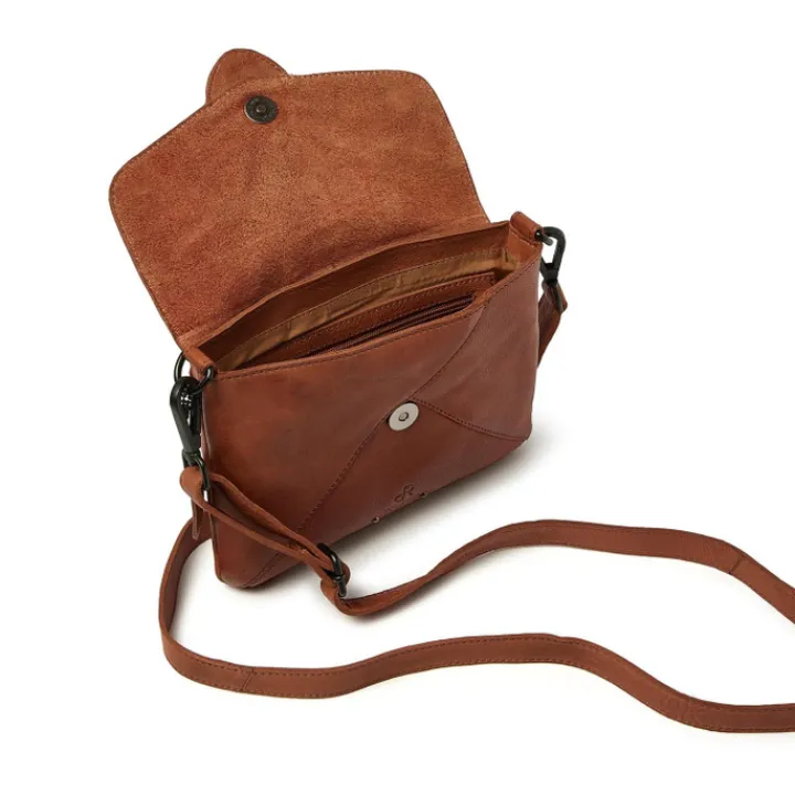 Schoudertassen|Crossbody>dR Amsterdam Endeavor Shoulderbag / Clutch camel