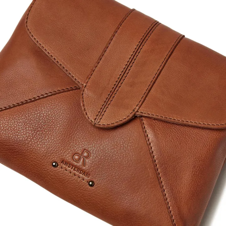 Schoudertassen|Crossbody>dR Amsterdam Endeavor Shoulderbag / Clutch camel