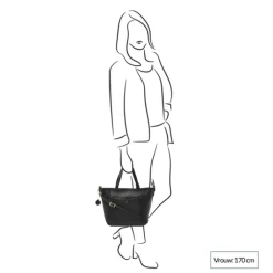 Schoudertassen|Handtassen>dR Amsterdam Faggio Hand/Shoulderbag black