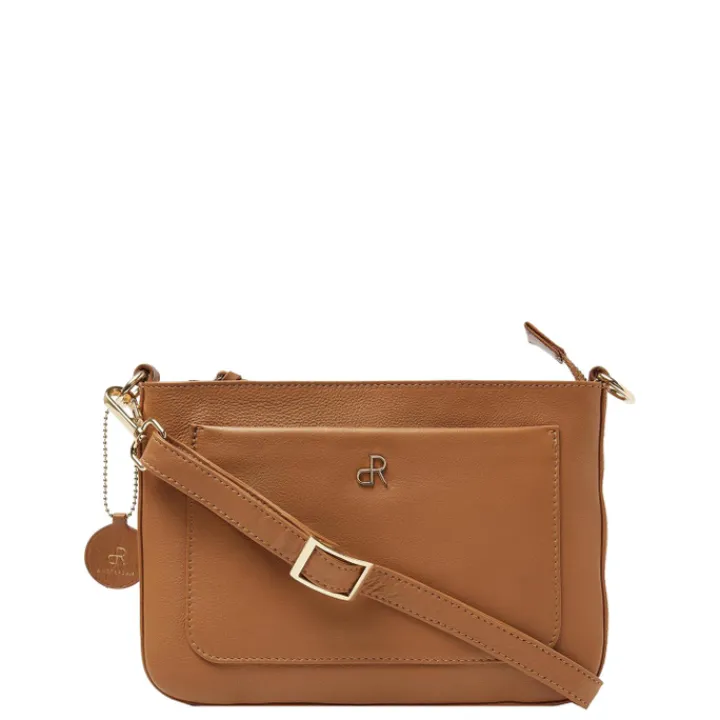 Crossbody|Damestassen>dR Amsterdam Faggio Shoulderbag 903707 camel