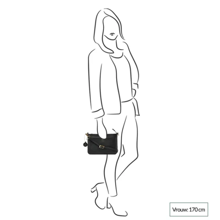 Crossbody|Damestassen>dR Amsterdam Faggio Shoulderbag 903707 camel