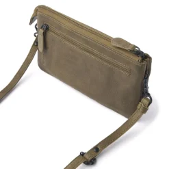 Crossbody|Damestassen>dR Amsterdam Tampa Schoudertas / Clutch olive
