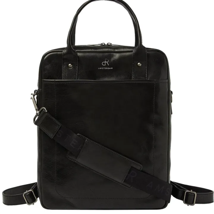 Mini Rugzakken|Kleine Rugzakken>dR Amsterdam Traverse Backpack black