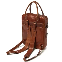 Mini Rugzakken|Kleine Rugzakken>dR Amsterdam Traverse Backpack cognac