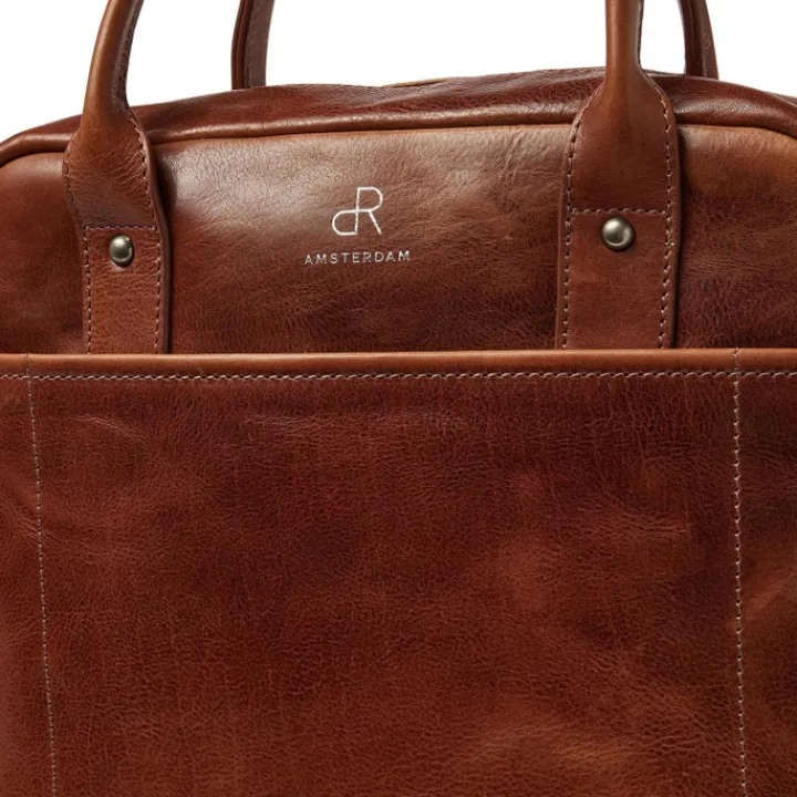 Mini Rugzakken|Kleine Rugzakken>dR Amsterdam Traverse Backpack cognac
