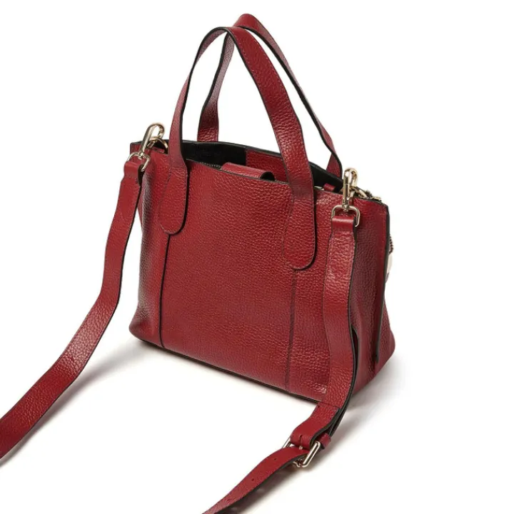 Schoudertassen|Handtassen>dR Amsterdam Vertex Hand / Shoulderbag tango red