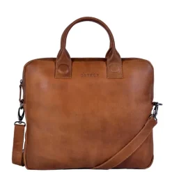 Herentassen|13 Inch Laptoptassen>DSTRCT Fletcher Street Laptopbag 13" cognac