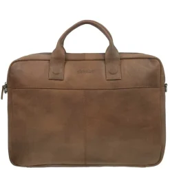 Aktetassen|Herentassen>DSTRCT Fletcher Street Workingbag 17" cognac