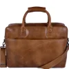 Aktetassen|Herentassen>DSTRCT Fletcher Street Workingbag 17" cognac2