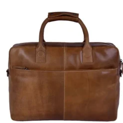 Aktetassen|Herentassen>DSTRCT Fletcher Street Workingbag 17" cognac2