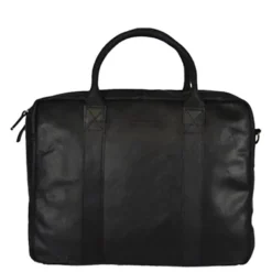 Herentassen|Laptop Schoudertassen>DSTRCT Limited Double Zip 15'' Laptoptas zwart