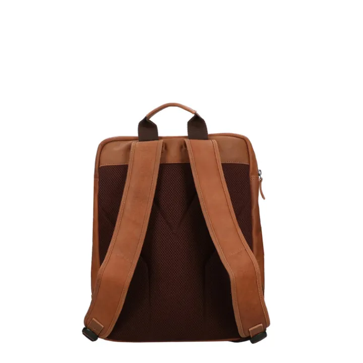 Heren Rugzakken|Dames Rugzakken>DSTRCT Limited Rugtas 15.6'' Laptoptas cognac