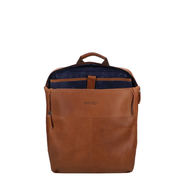 Heren Rugzakken|Dames Rugzakken>DSTRCT Limited Rugtas 15.6'' Laptoptas cognac
