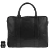 Herentassen|Laptop Schoudertassen>DSTRCT Limited Single Zip 15'' Laptoptas zwart