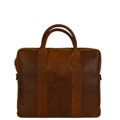 Herentassen|Laptop Schoudertassen>DSTRCT Main Street Workingbag 13.3'' cognac