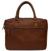 Herentassen|15.6 Inch Laptoptassen>DSTRCT Preston Park Laptop Workingbag 15.6" cognac