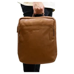 15.6 Inch Laptoptassen|Laptop Rugzakken>DSTRCT State Street Laptop Backpack 15.6" cognac