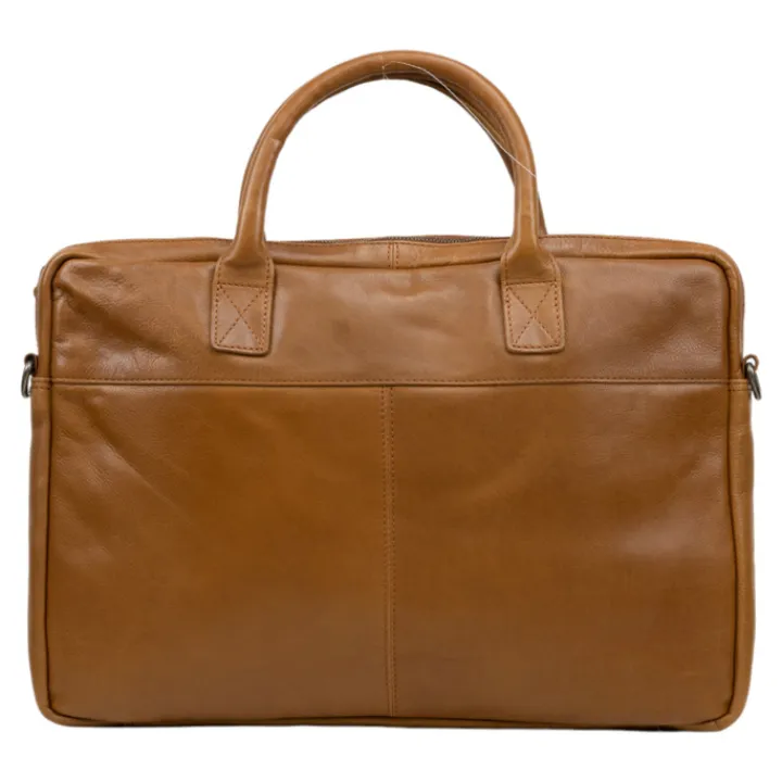 Aktetassen|Herentassen>DSTRCT State Street Limited Workingbag 17" cognac