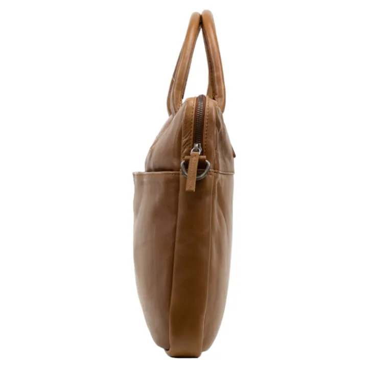 Aktetassen|Herentassen>DSTRCT State Street Limited Workingbag 17" cognac