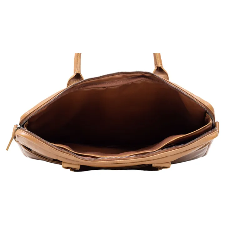 Aktetassen|Herentassen>DSTRCT State Street Limited Workingbag 17" cognac