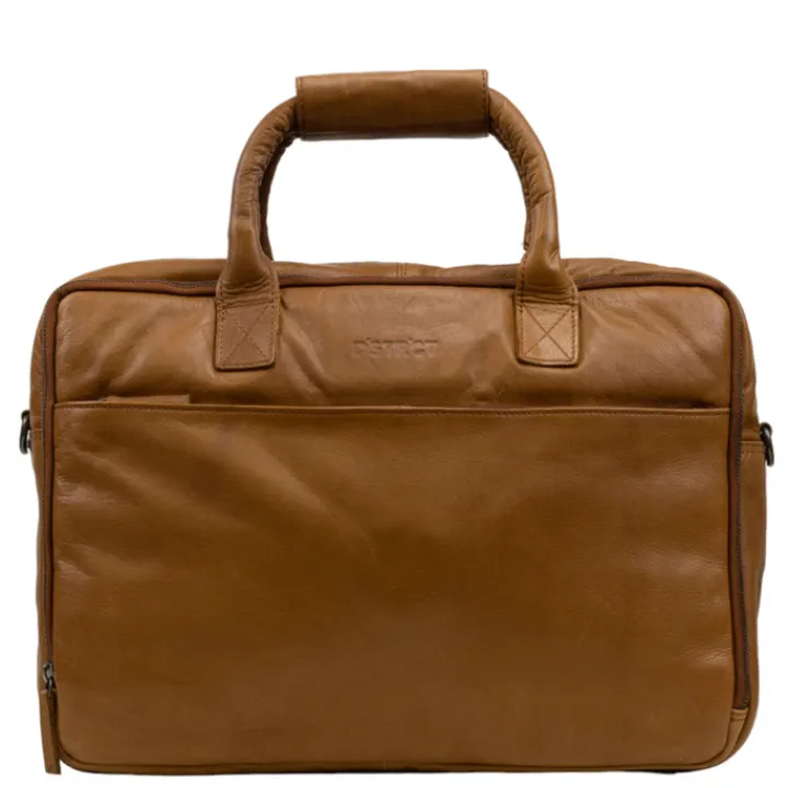 Herentassen|17 Inch Laptoptassen>DSTRCT State Street Workingbag 17" cognac