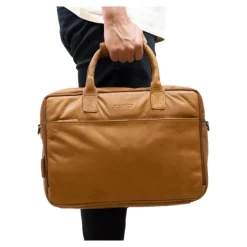 Herentassen|17 Inch Laptoptassen>DSTRCT State Street Workingbag 17" cognac